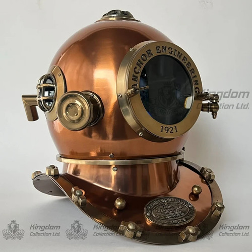Taucher helm kupfer - taucher,
