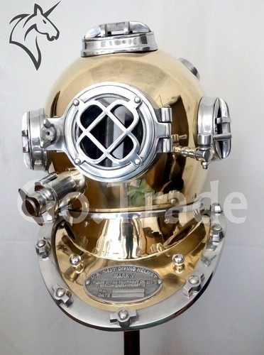 Antiker taucherhelm marine - taucherhelm, us-marine