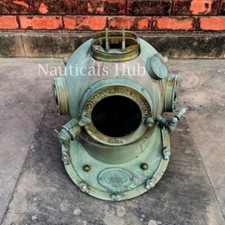 Vintage Deko Messing Marine