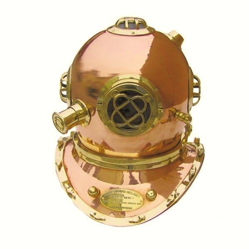 Deko taucherhelm xxl kupfer - xxl,