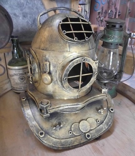 Deko tiefseetaucher helm - tiefseetaucher,