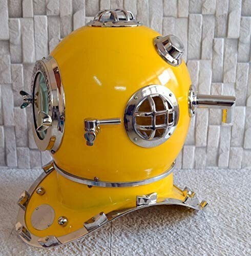 Zoll gelber taucherhelm - 18,