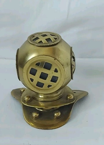 Taucher helm messing - helm,