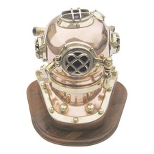 Taucherhelm aus Kupfer/Messing