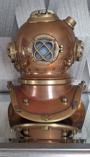 Taucherhelm navy diving helmet - navy,