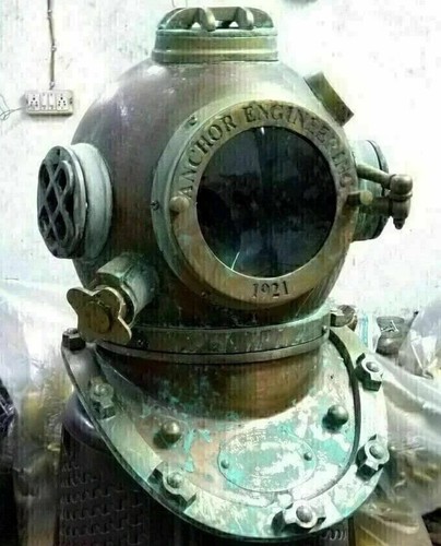 Antiker taucherhelm scuba s - taucherhelm,