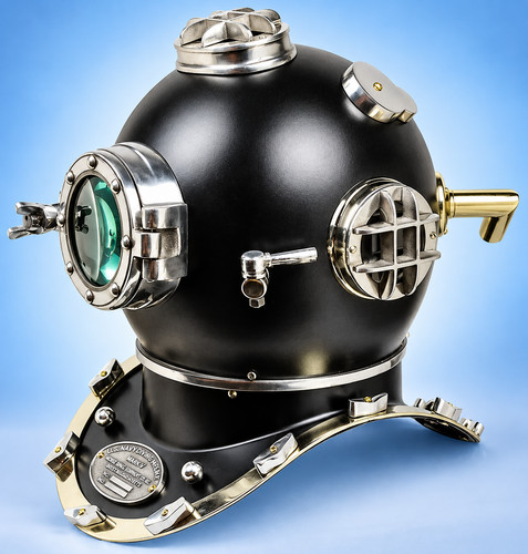 Navy taucherhelm full size - us,