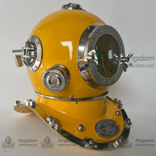 Tauchhelm gelb anker - tauchhelm,